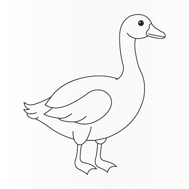 a drawing of a duck with a white background that says duck