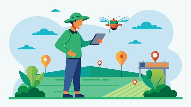 A farmer utilizes a cloudbased platform that analyzes data from iotbased sensors to create a dynamic
