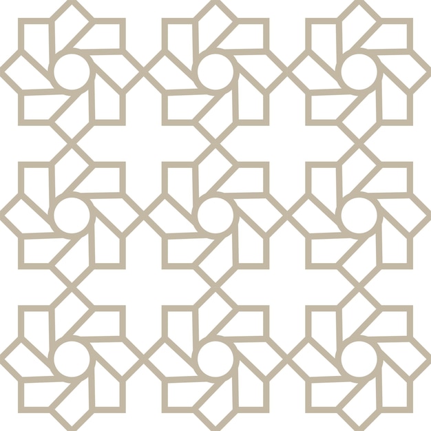 A geometric pattern with the word arabesque on it.