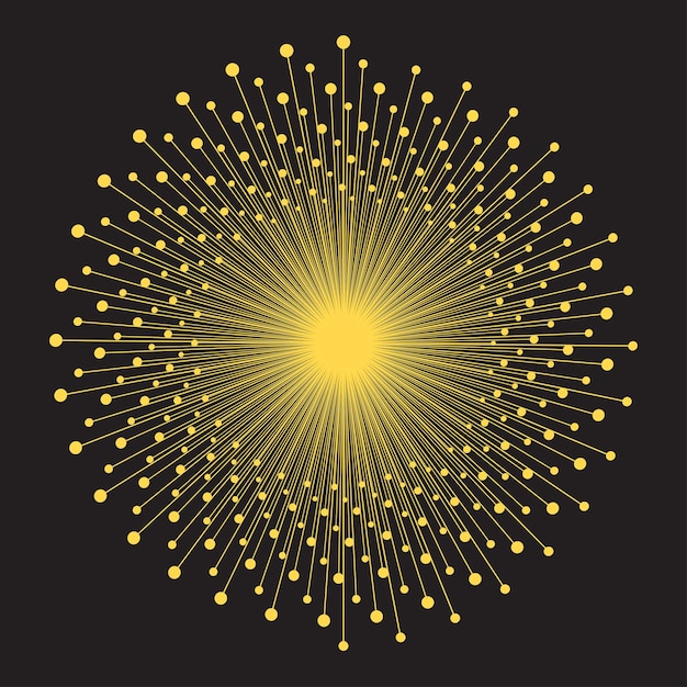 A glowing circular texture pattern