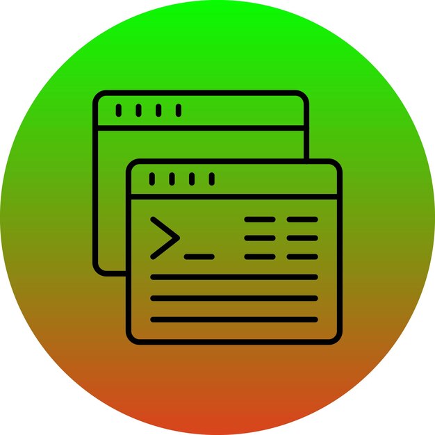 a green and red circle with a green and red logo that says  the word