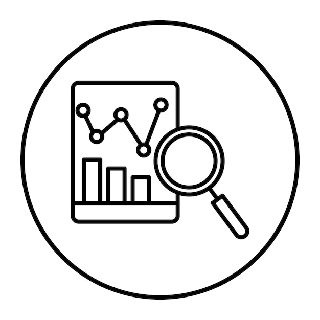 a magnifying glass is shown with a magnifying glass