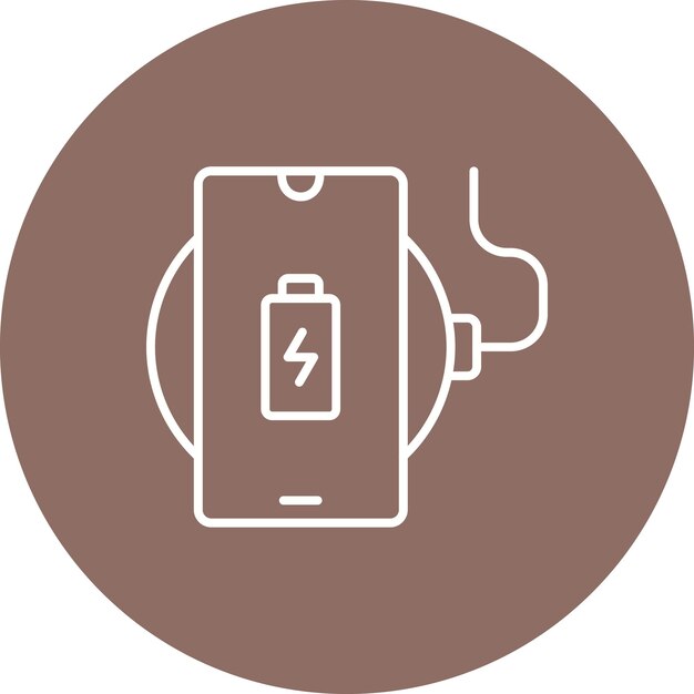 a phone with a lightning bolt on it