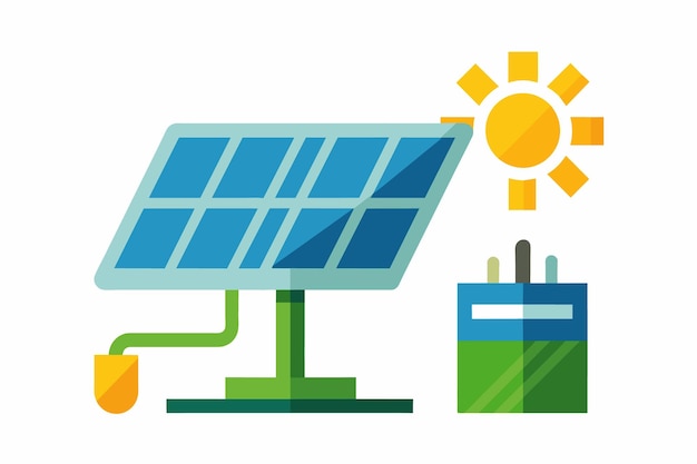a picture of a solar panel with a solar panel and a solar panel