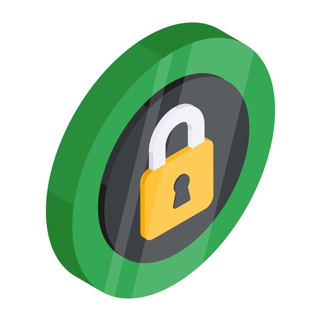 A premium download icon of padlock