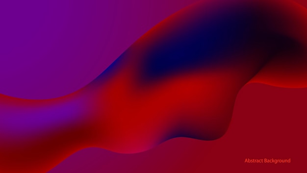 a red and blue background with a wave in the middle