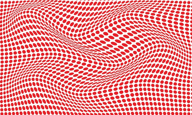 a red and white abstract background with a red and white pattern