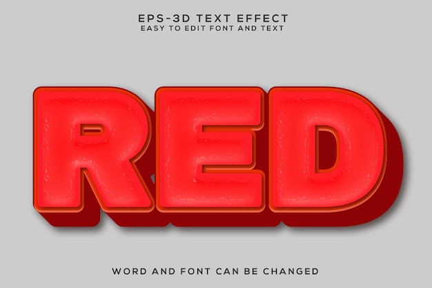 a red text that says red on it