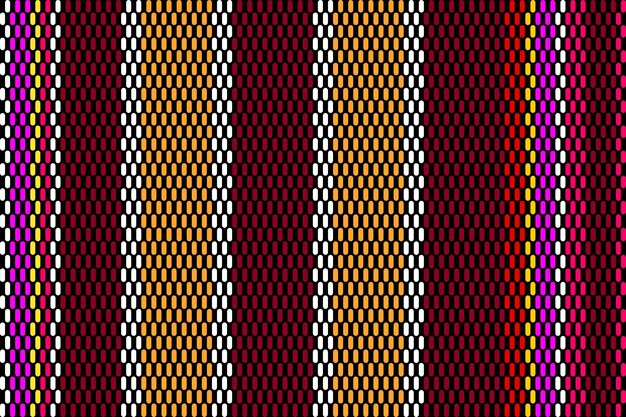 A seamless pattern with stripes of different colors.