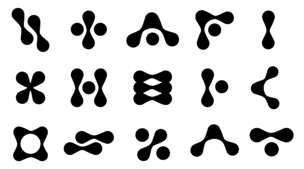 a series of black and white illustrations with the words b on them
