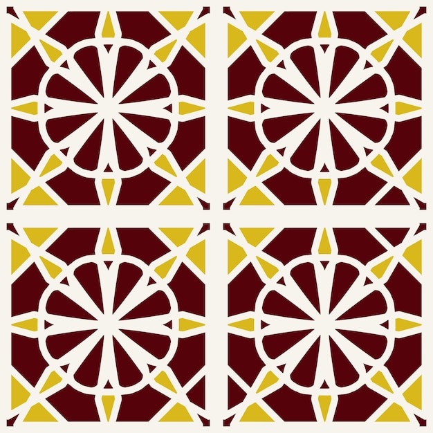 a set of tiles with a pattern of circles and the word i love on the bottom