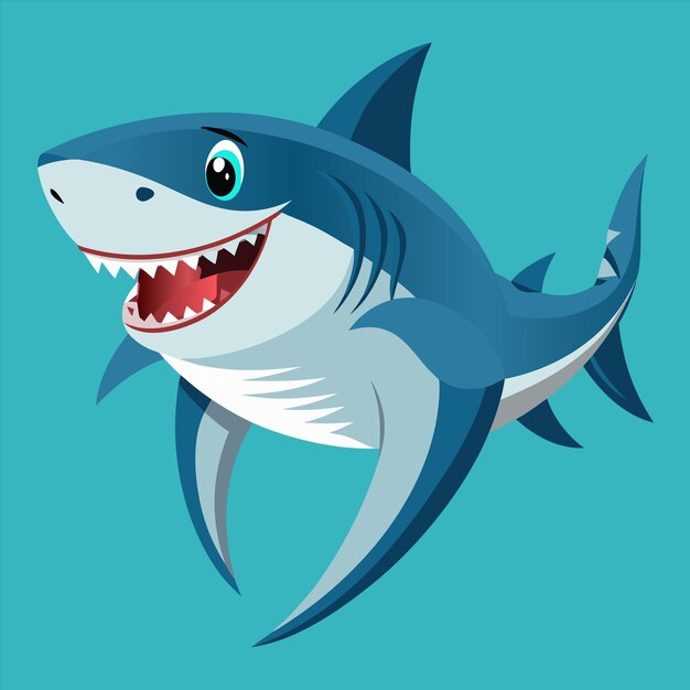 a shark with a shark on its face and the mouth open