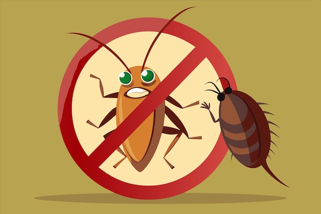 a sign with a bug and a sign that says ant and a bug