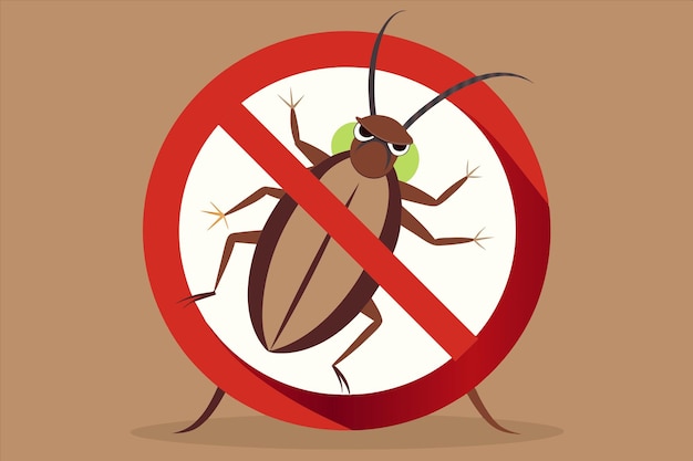 a sign with a bug on it and a sign that says no insect