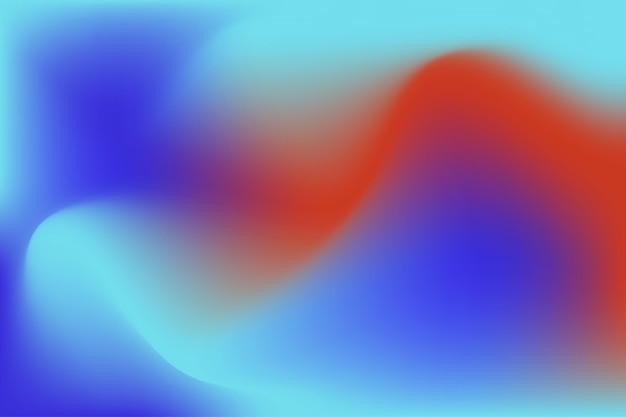 A vibrant and soft abstract background featuring smooth gradients of red blue and turquoise hues