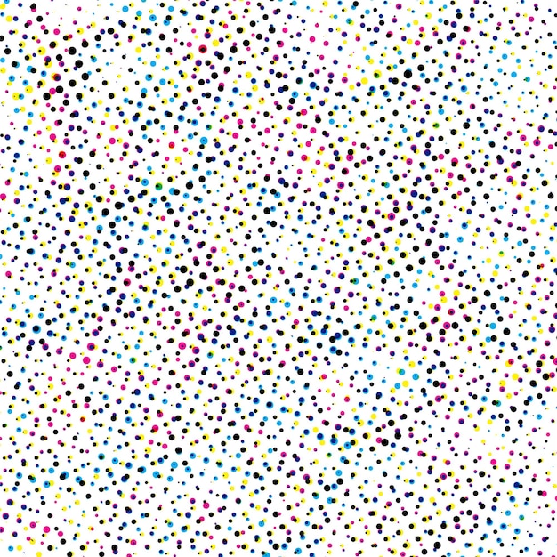 a white background with multicolored dots a colorful polka dot pattern on a white background