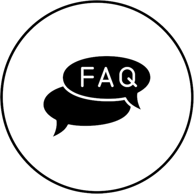 a white circle with the word  is on it