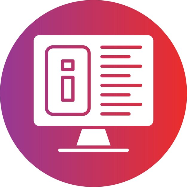 a white phone with a red circle with a purple circle around it