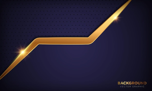 abstract 3d purple luxury background with golden shiny line effect