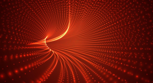 Abstract 3d vector background. space flashes, tunnel and whirlwinds.