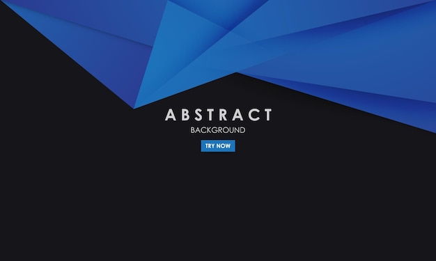 Abstract background blue and black dop color modern design