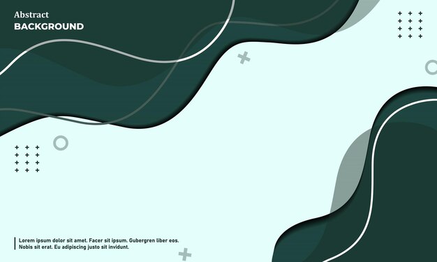 Abstract background dynamic shape decoration
