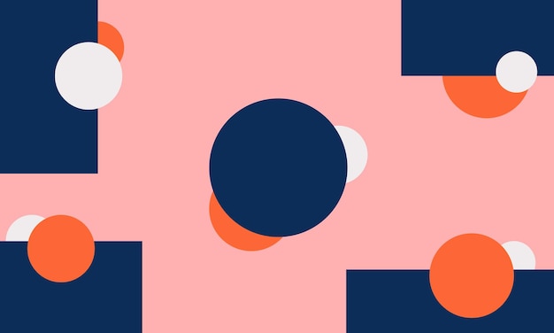 Abstract Background Geometric Pattern with Pink Background