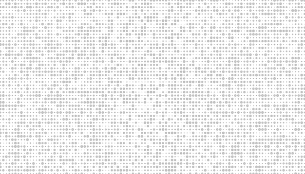 Abstract background gray dot pattern with white background