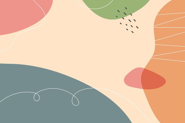 Abstract background. Hand drawing various shapes and doodle objects