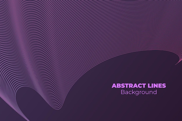 Abstract background lines texture waved lines vector template