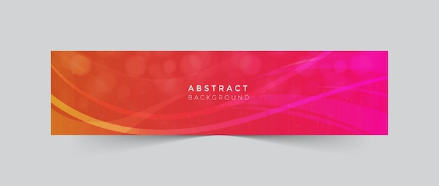 abstract background linkedin banner template 24