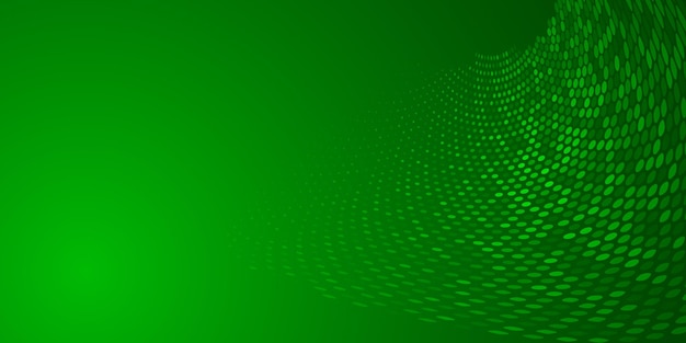 abstract background made of halftone dots in green colors