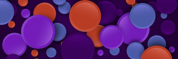 abstract background of colorful circles vector stylish effect