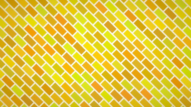 Abstract background of diagonally arranged rectangles in yellow colors