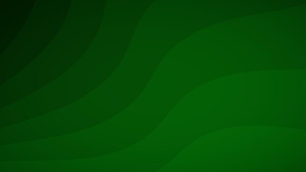 Abstract background of wavy lines in shades of green