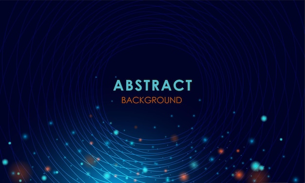 Abstract background.Orange and blue light.