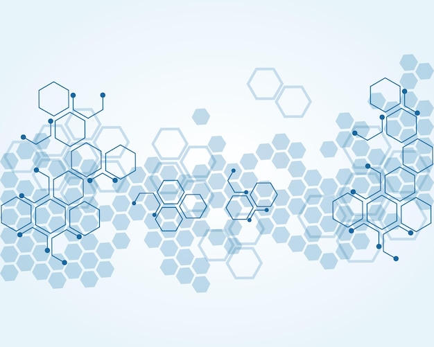 Abstract background substance and molecules