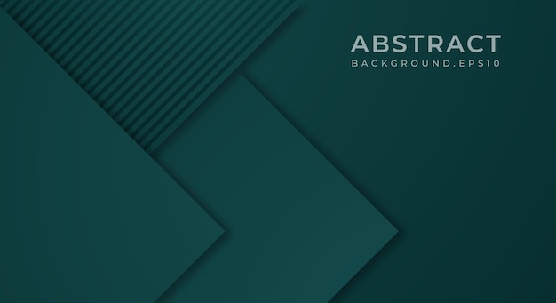 Abstract Background Textured with Dark Green Paper Layers Usable for Decorative web layout Poster
