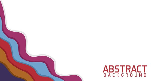 Abstract background vector with color effect