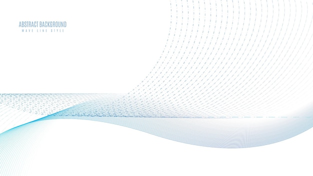 Abstract Background Wave Line
