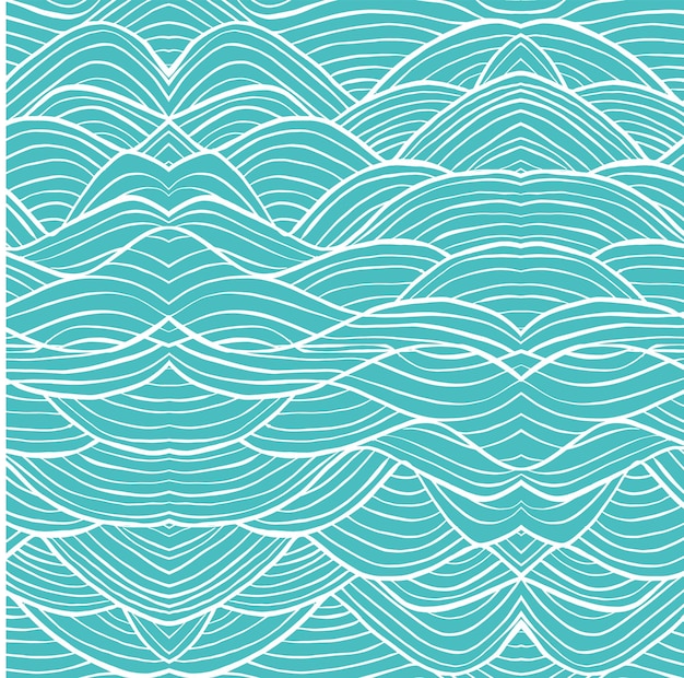 abstract background with a blue wave and waves