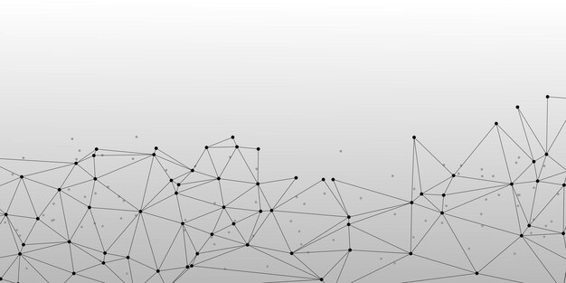 abstract background with connected dots