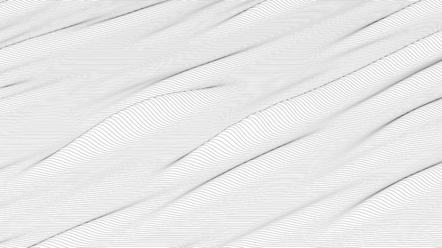 abstract background with distorted line shapes on a white background monochrome sound line waves