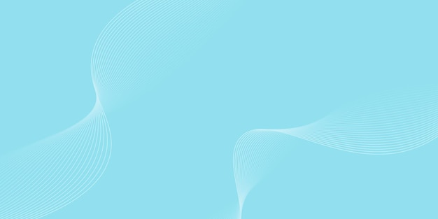 Abstract background with dynamic wavy lines Digital future technology concept background
