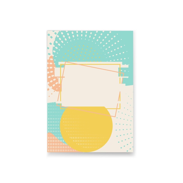 Abstract background with geometric shapes and place for text Vector illustration