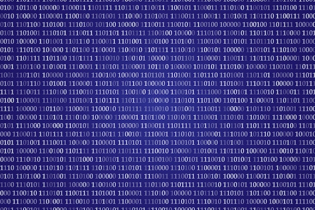 Abstract Background with Numbers Vector illustration