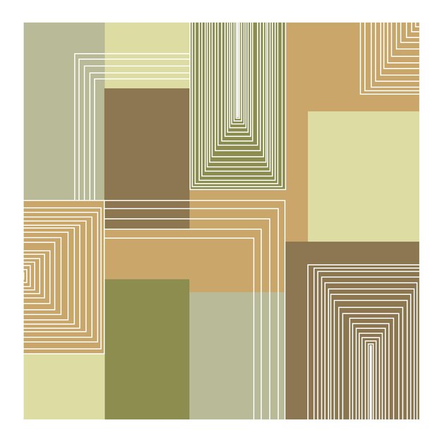 Abstract background with squares. Geometric figures. Squares and lines. Book illustration