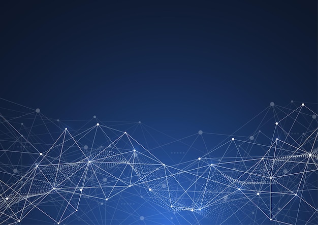 Abstract background with technology Electronic connection design Communication