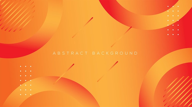 Abstract background yellow or orange with geometric graphic elements for poster flyer digital board