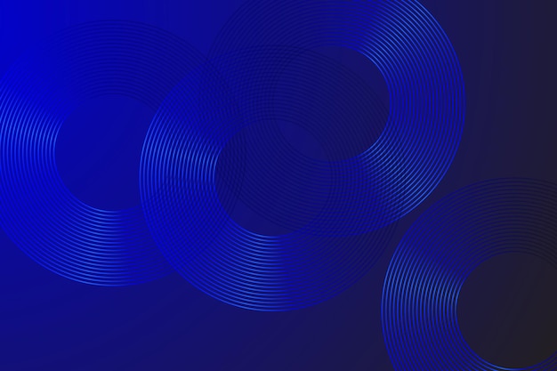 Abstract blue background Geometric lines pattern Shiny blue gradient lines